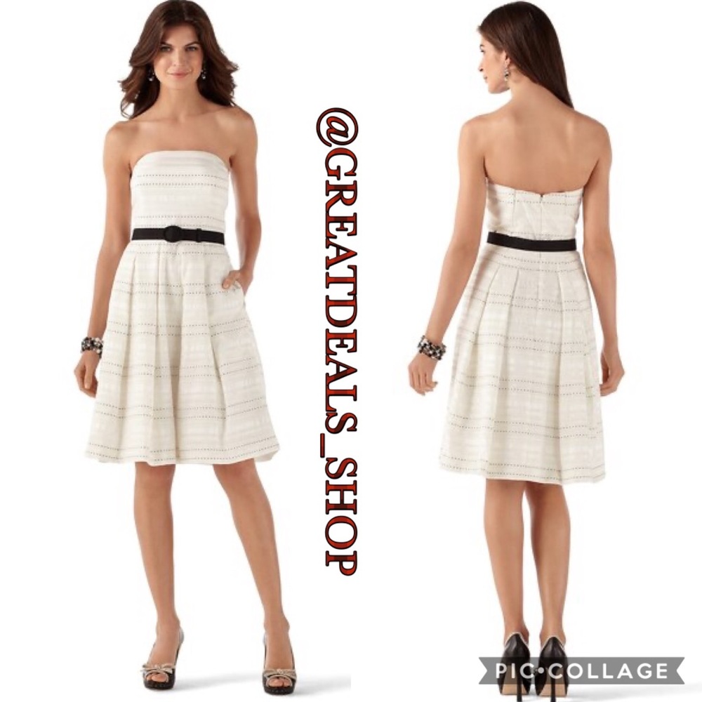 ‼️WHBM‼️CROSET TEXTURED POCKET FLARE Dress